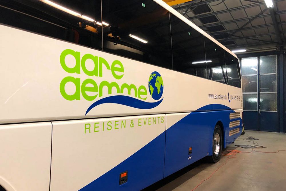 Beschriften Man Bus Reisecar Aare Aemme Reisen Events 17
